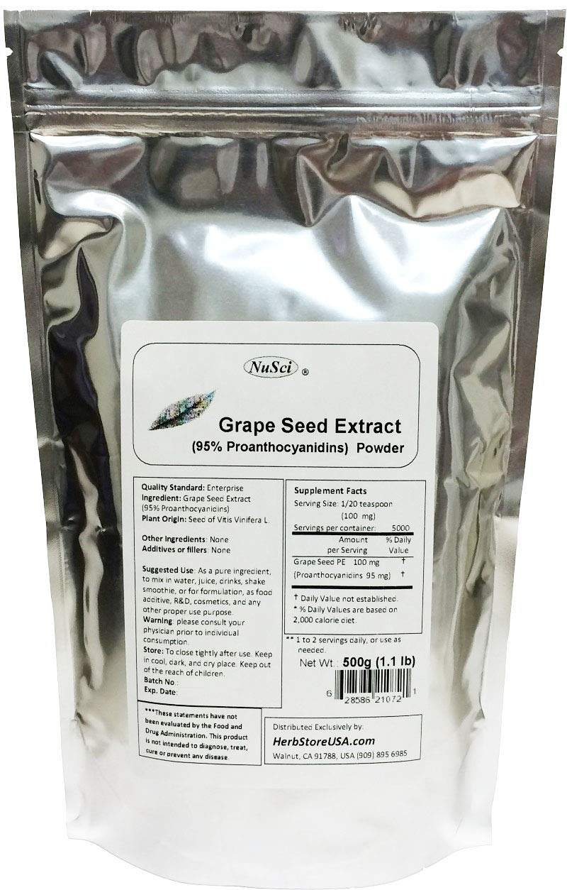 NuSci Grape Seed Extract Powder 17.64 oz