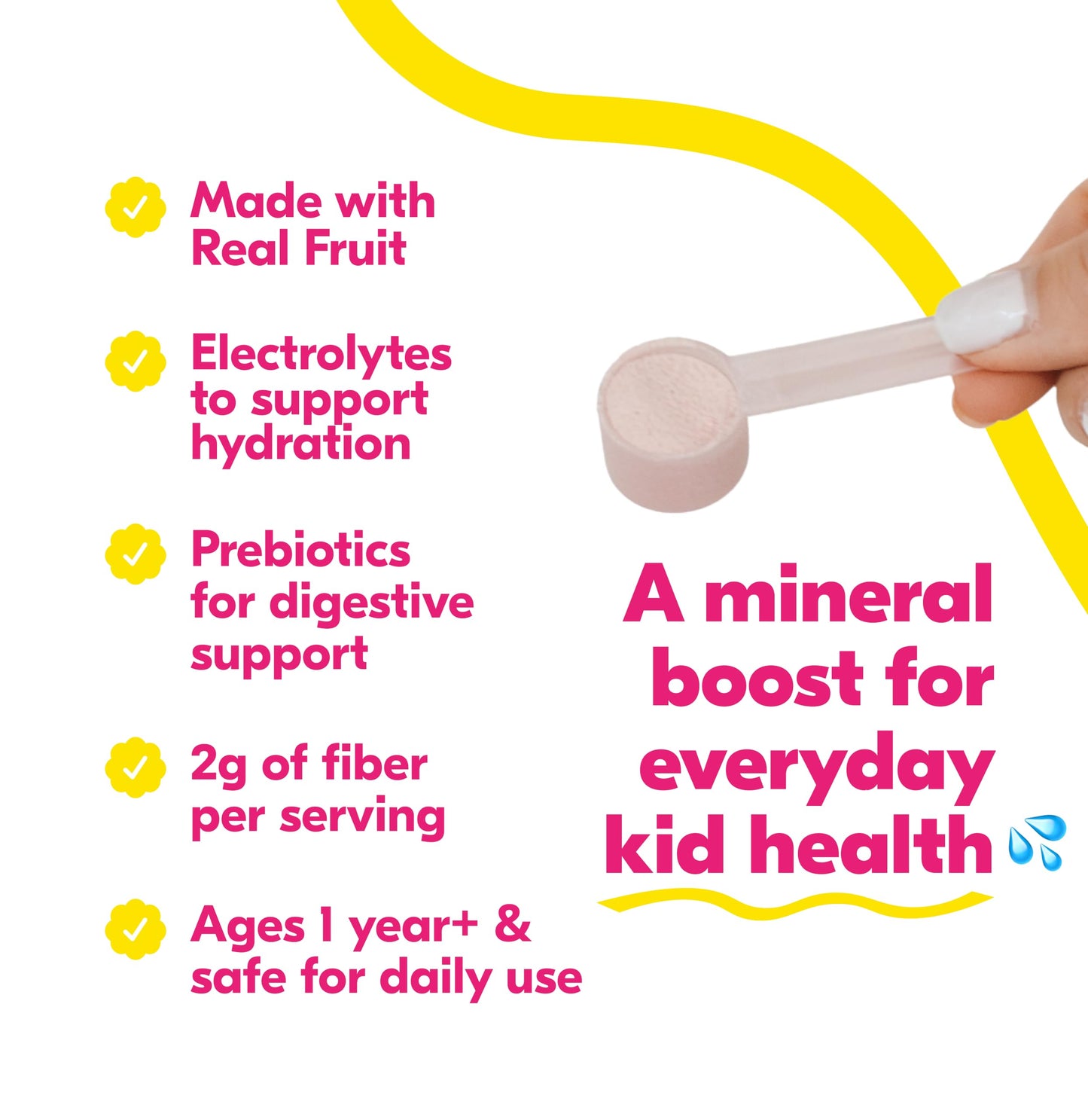 Begin Health Daily Growing Up Magnesium Drink for Kids Powder 56 Servings