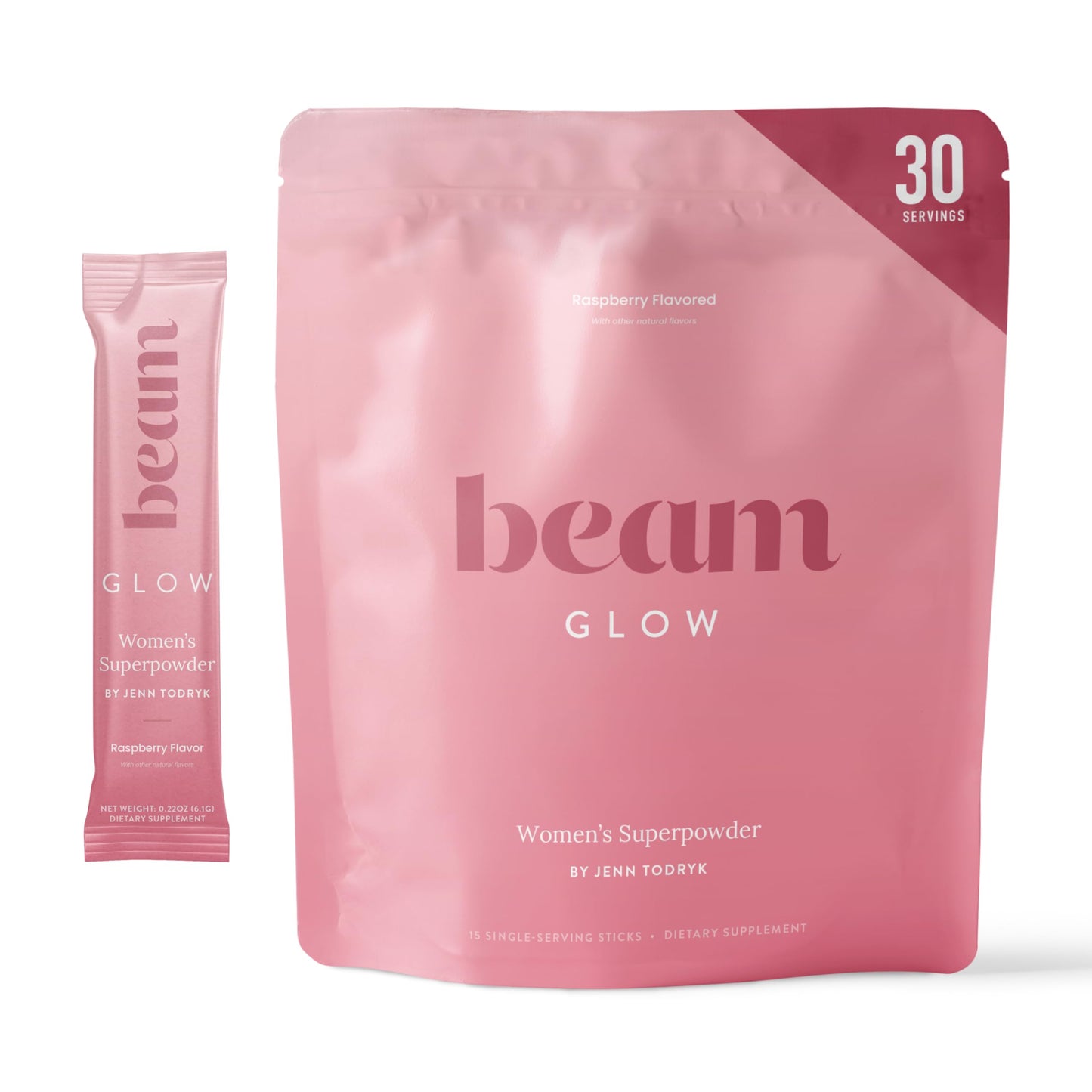 Beam Glow Hormone Balance Supplement for Women, Powder, 30 Servings