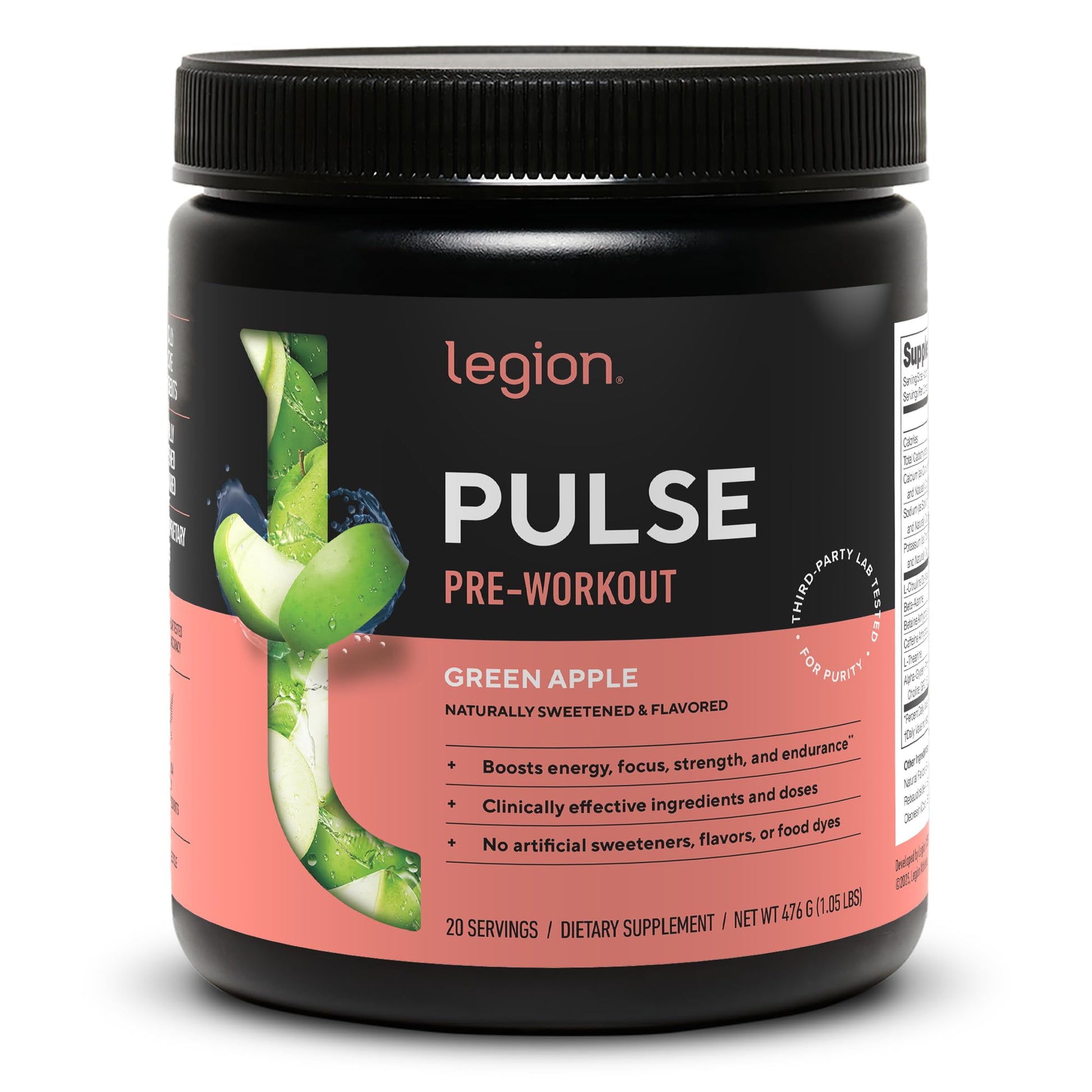 LEGION Pulse Pre Workout Powder 16.8