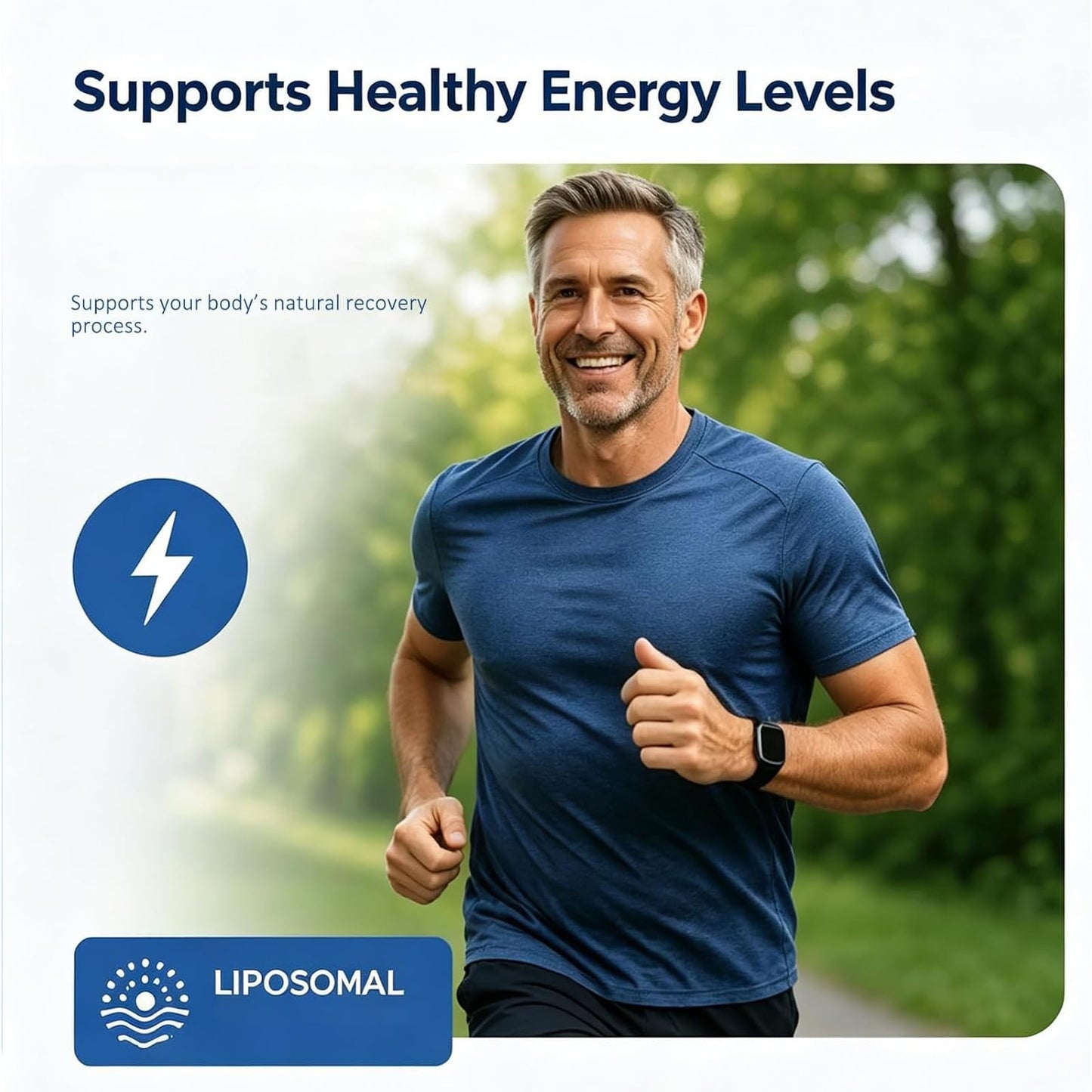 Metadermic Boostiva Liposomal NAD+ for Men, with Ceylon Cinnamon, Daily Wellness Support, Men 40+, Dietary Supplement, 1 Capsule
