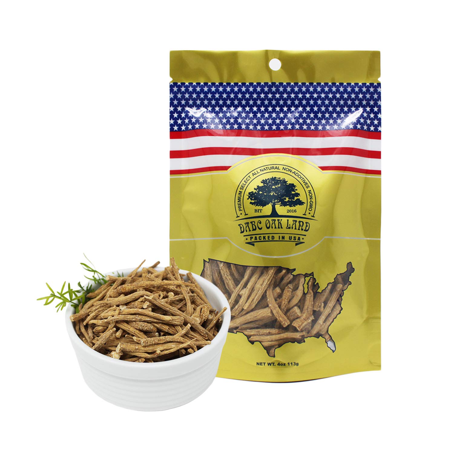 DABC OAK LAND American Ginseng from Wisconsin Tablet 4 Count