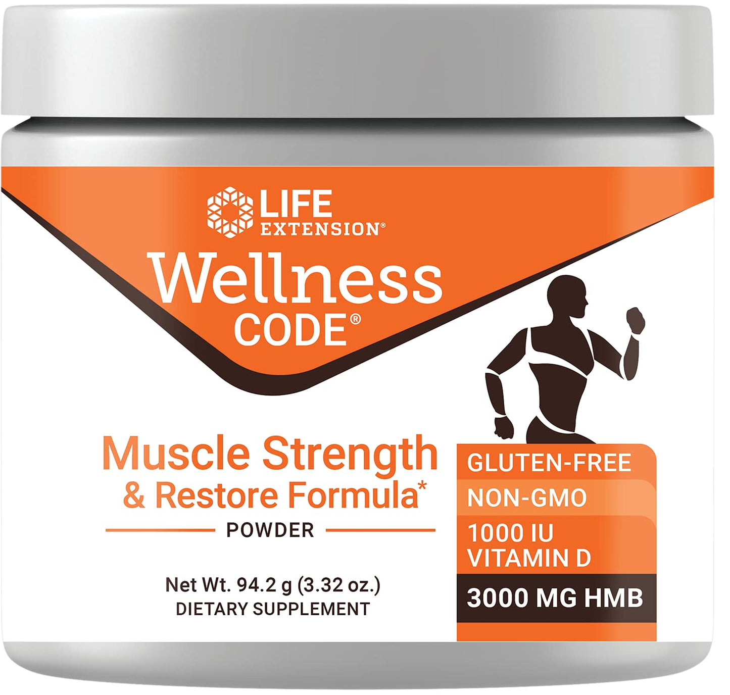 Life Extension Wellness Code Muscle Strength & Restore Formula Powder 3.32 Ounce