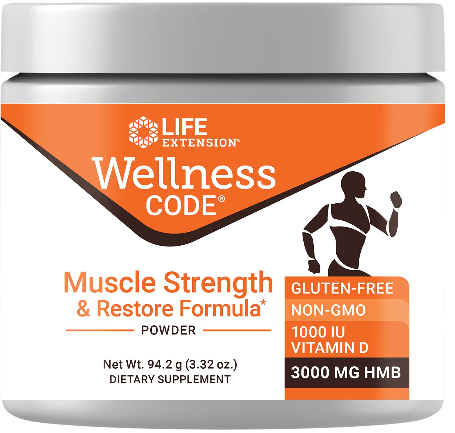 Life Extension Wellness Code Muscle Strength & Restore Formula Powder 3.32 Ounce