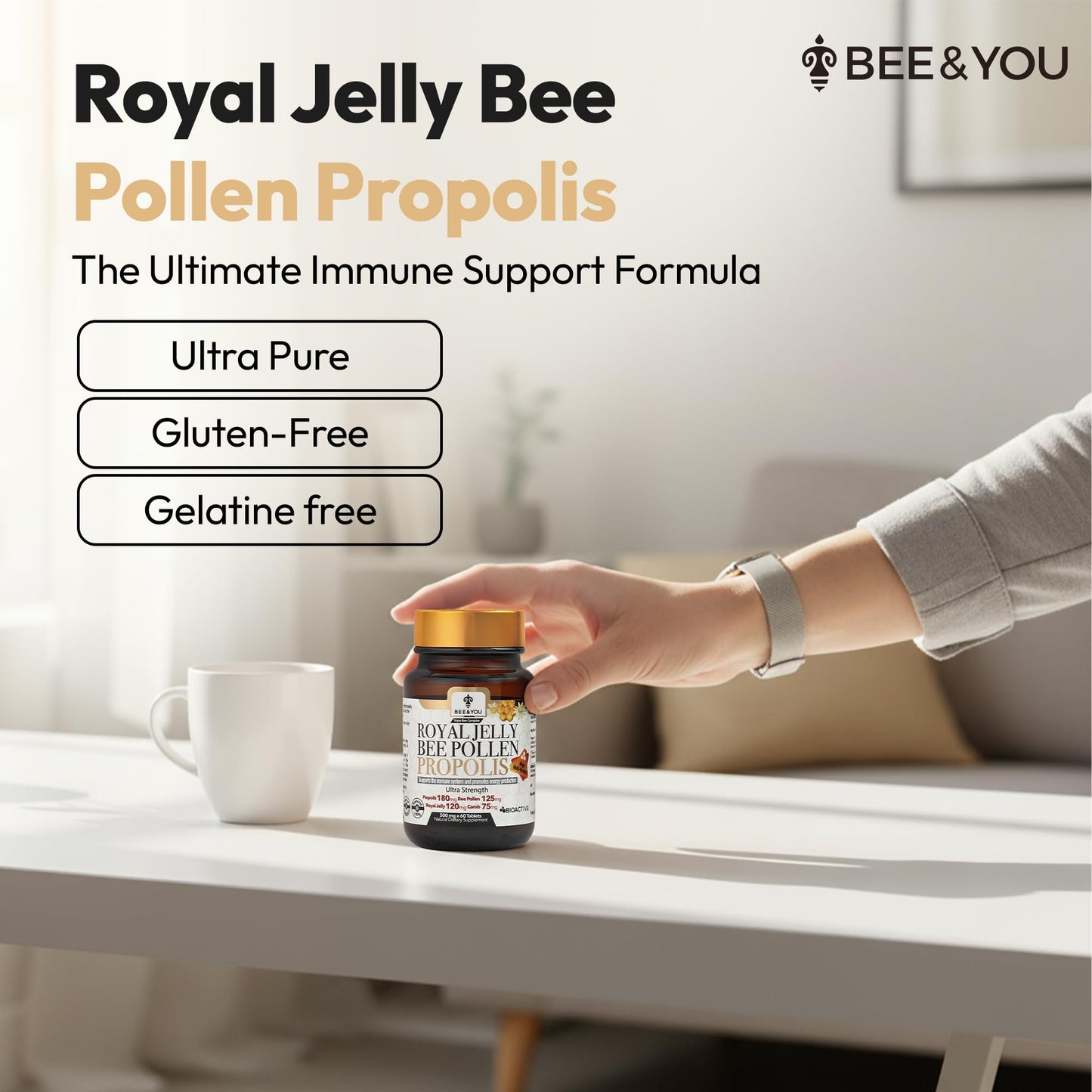 BEE & YOU Royal Jelly Tablet 60 Tablets