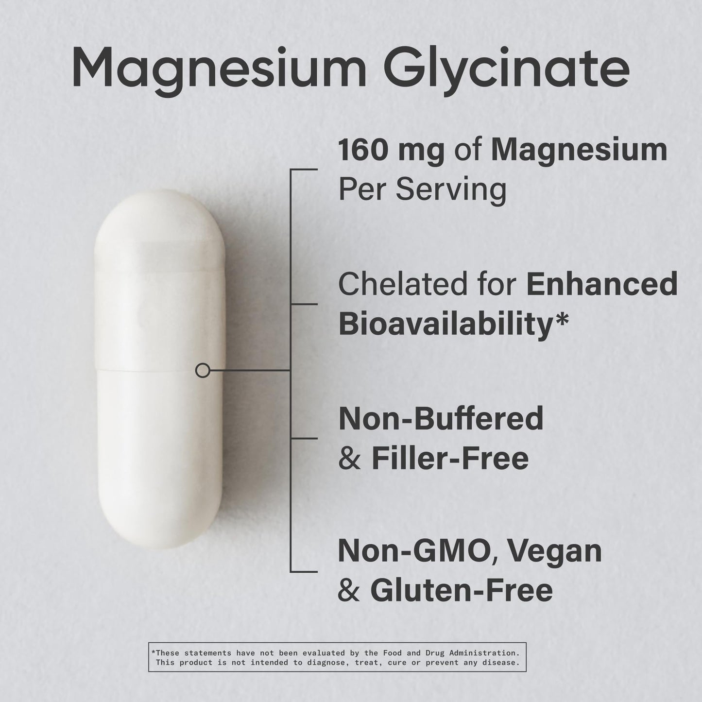 Sports Research Magnesium Glycinate Capsule 180 Count