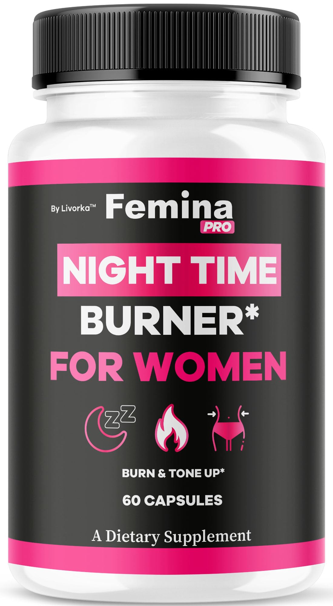 LIVORKA FeminaPro Nighttime Capsule, 60 Count