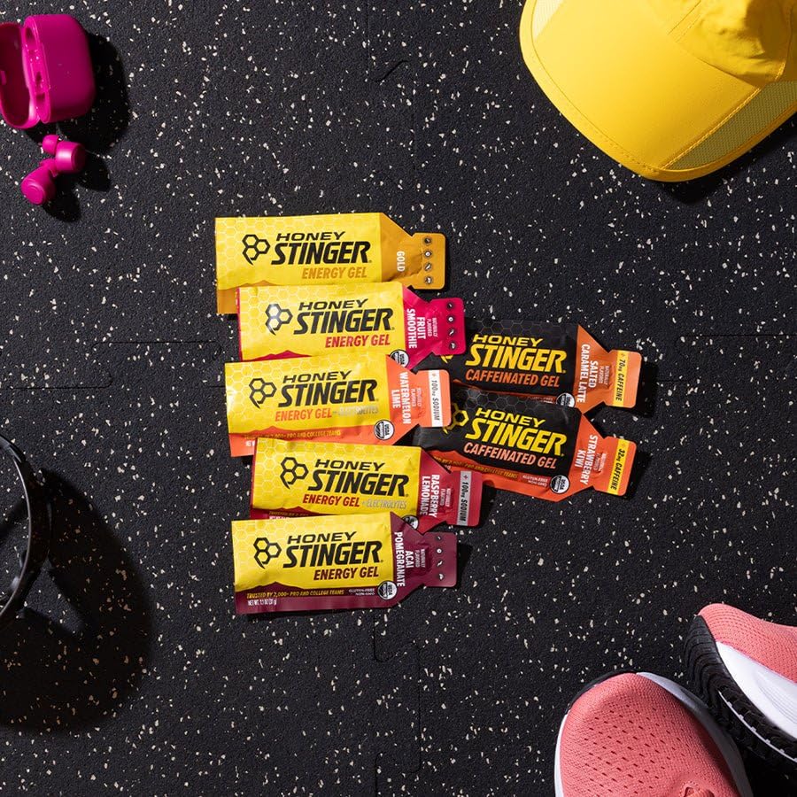 Honey Stinger Energy Gel Variety Pack, Gluten Free, for Exercise, Running and Performance, Sports Nutrition for Home & Gym, Pre and Mid Workout, Pack of 21