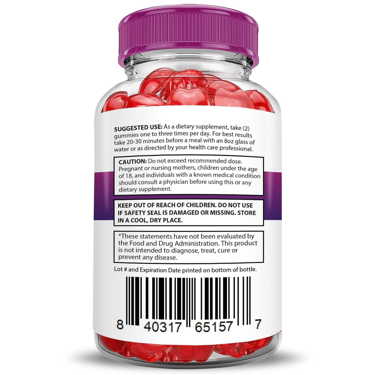 Justified Laboratories Fast Ripped Keto ACV Gummies 120 Gummies