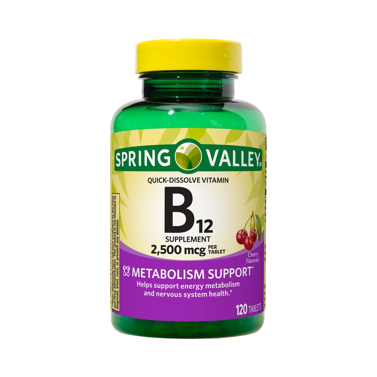 LUAL Vitamin B12 Quick-Dissolve Tablets Dietary Supplement, 120 Tablets