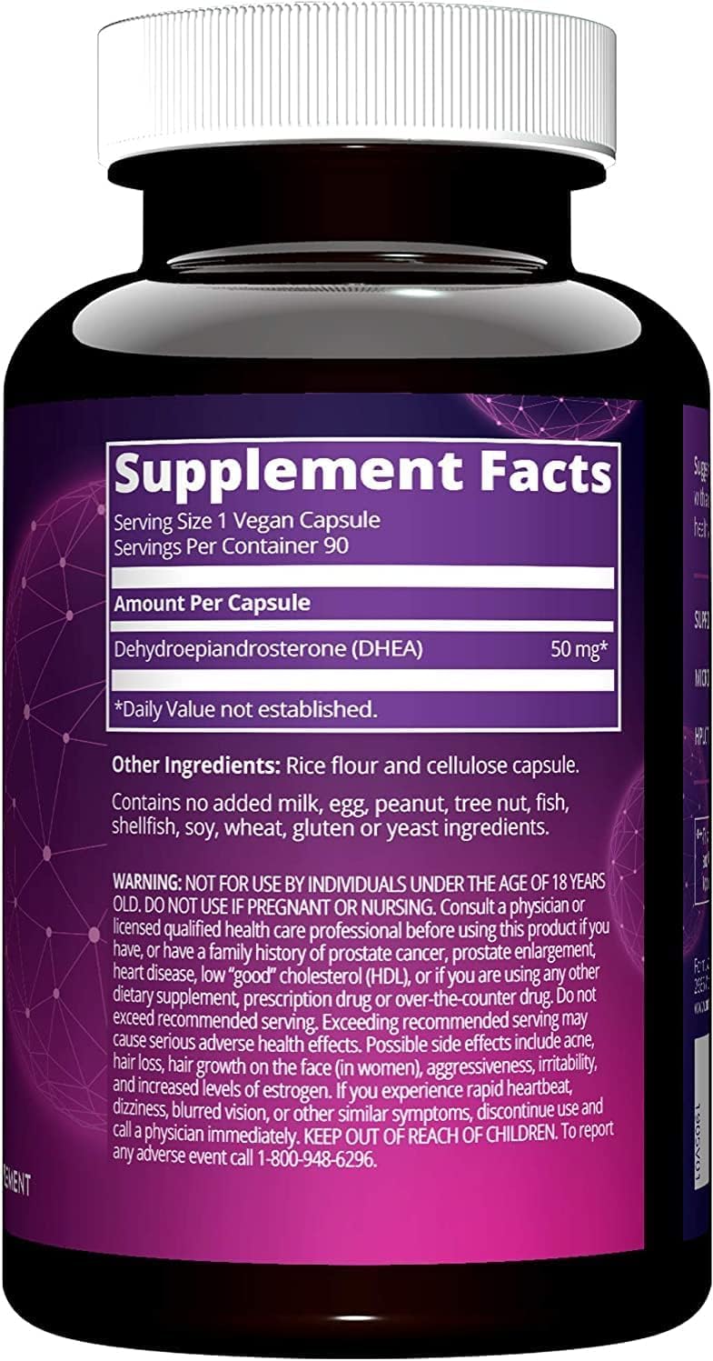 MRM DHEA 50 mg Capsule, 90 Count