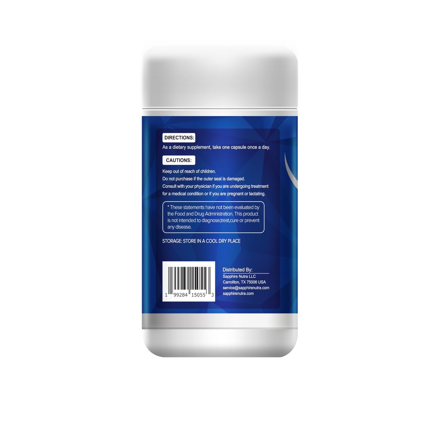 Sapphire GLP-1 Daily 5-in-1 Support Capsule, 90 Count