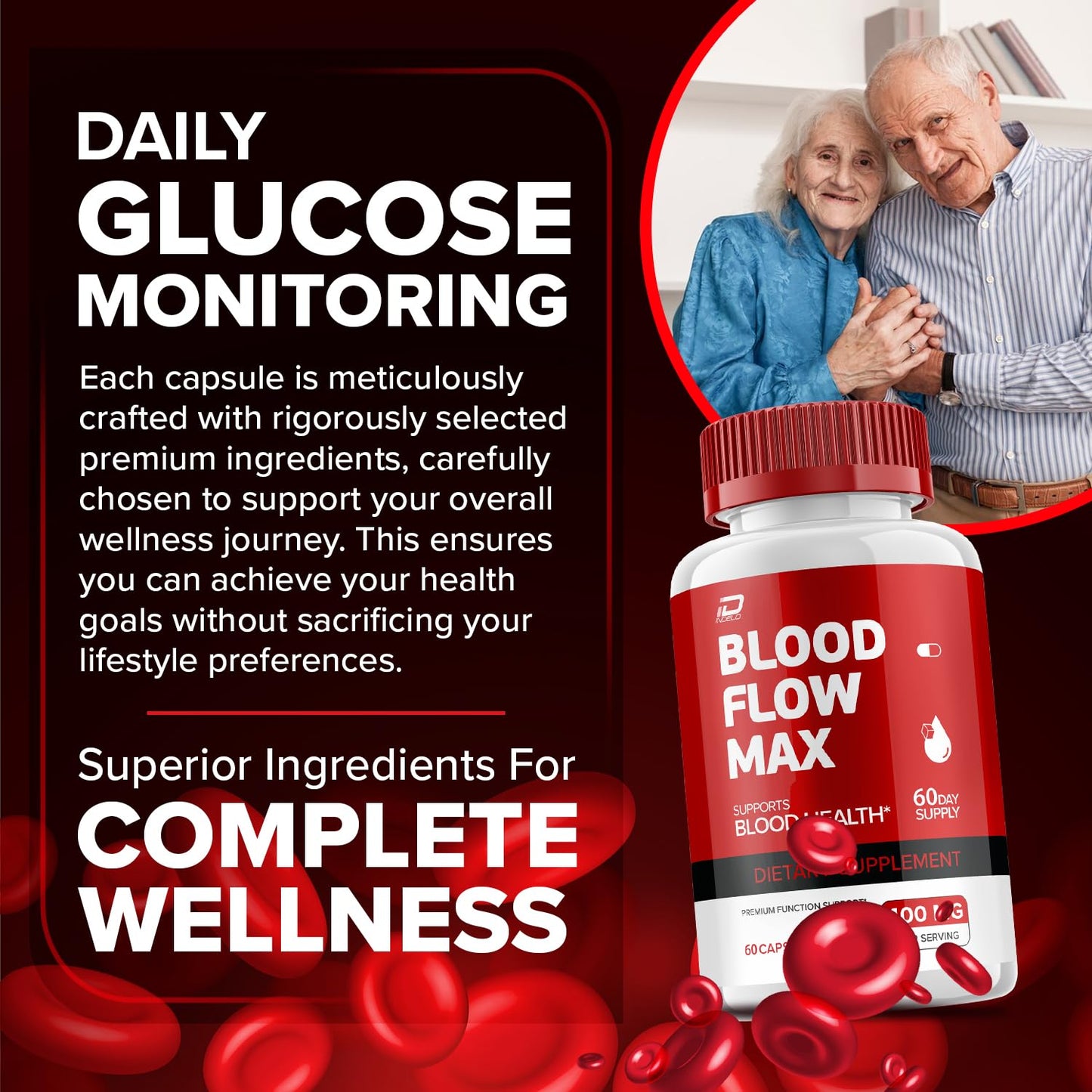 Indelo Blood Flow Max Capsule, 300 Capsules