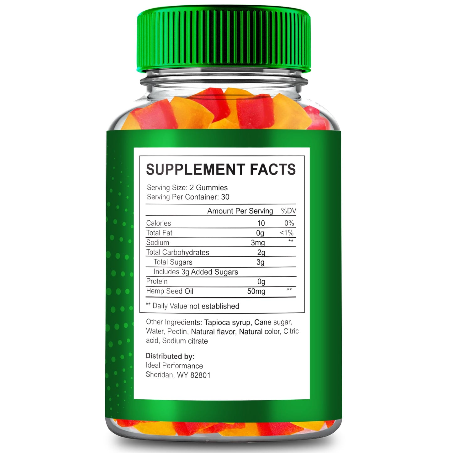 IDEAL PERFORMANCE GreenVow Hemp Gummies, 300 Count