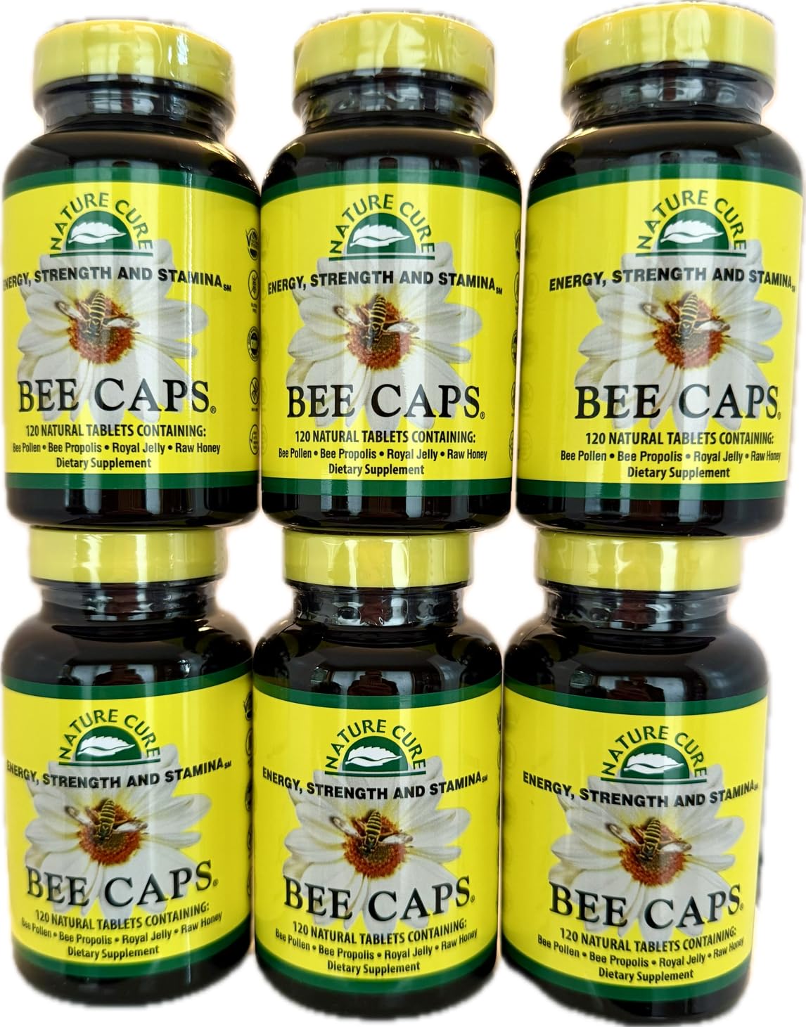 Nature Cure Bee Caps Caplets, 720 Count