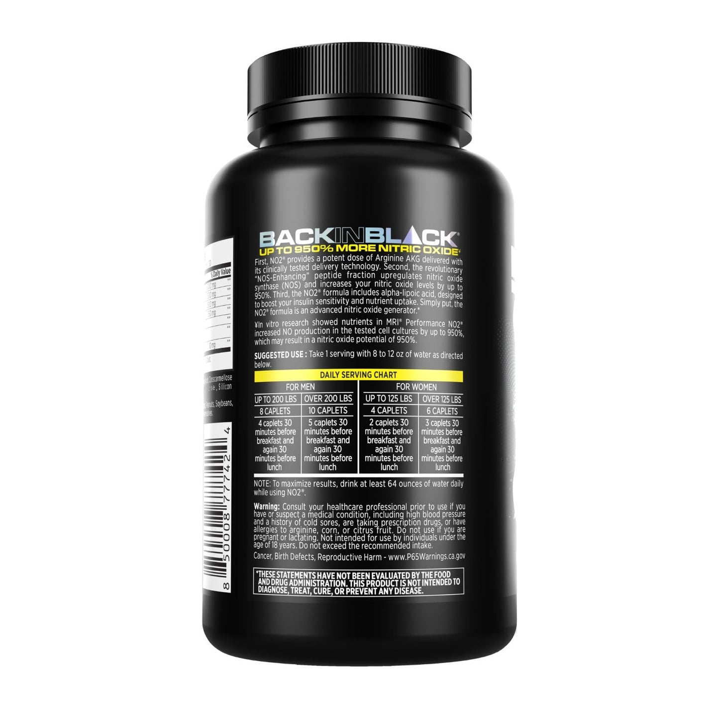 MRI Performance NO2 Nitric Oxide Booster Caplets 90