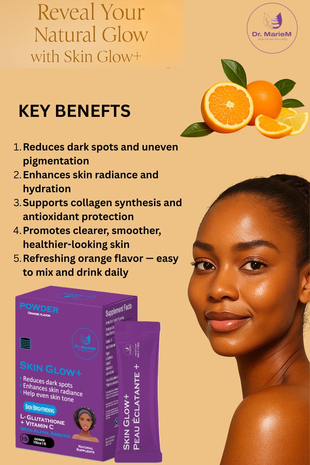 Dr. MarieM Skin Glow+ Brightening Powder 15