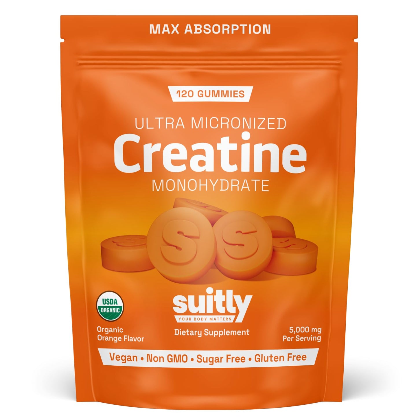 Suitly Creatine Gummies 120 Count