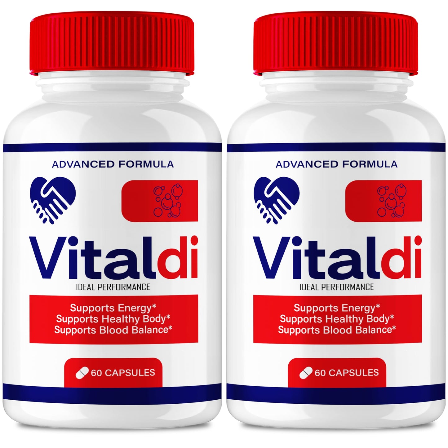 IDEAL PERFORMANCE Vitaldi Advanced Blood Formula Supplement Capsules, Maximum Strength, 120 Capsules