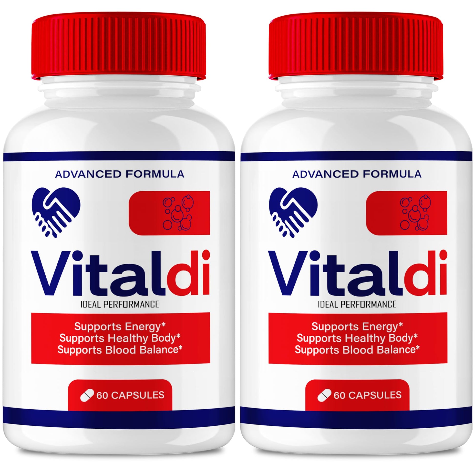 IDEAL PERFORMANCE Vitaldi Advanced Blood Formula Supplement Capsules, Maximum Strength, 120 Capsules