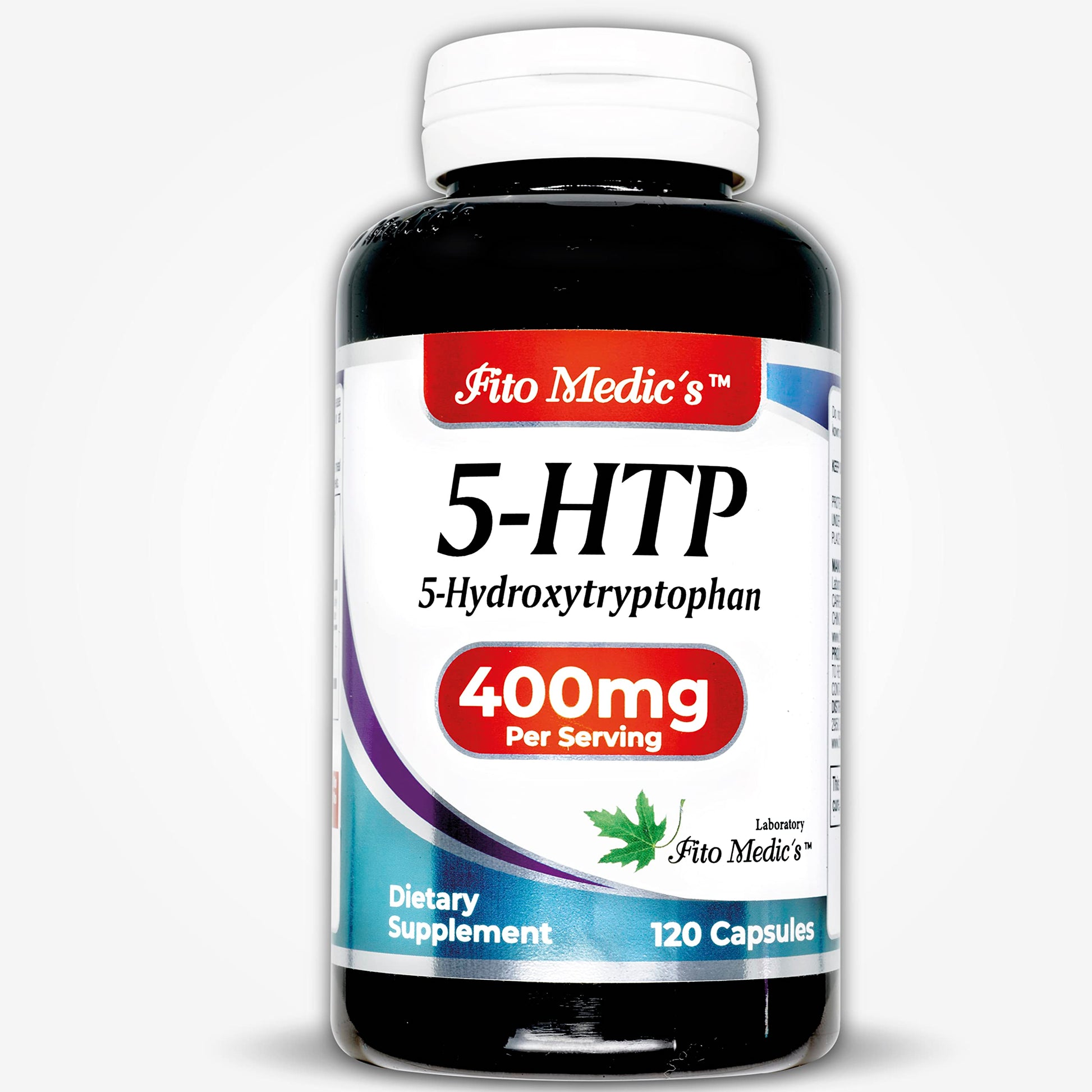FITO MEDIC'S 5-HTP Supplement 400 mg Capsule 120 Count
