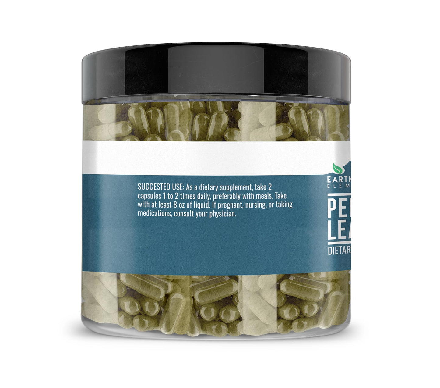 Earthborn Elements Peppermint Leaf Capsules 200