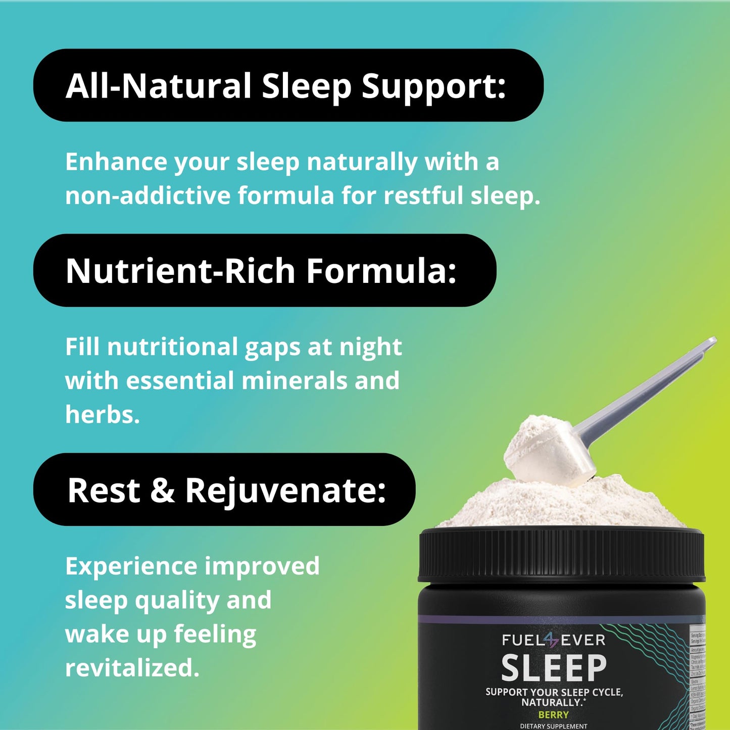 Fuel 4 Ever Sleep Powder 8.4 oz