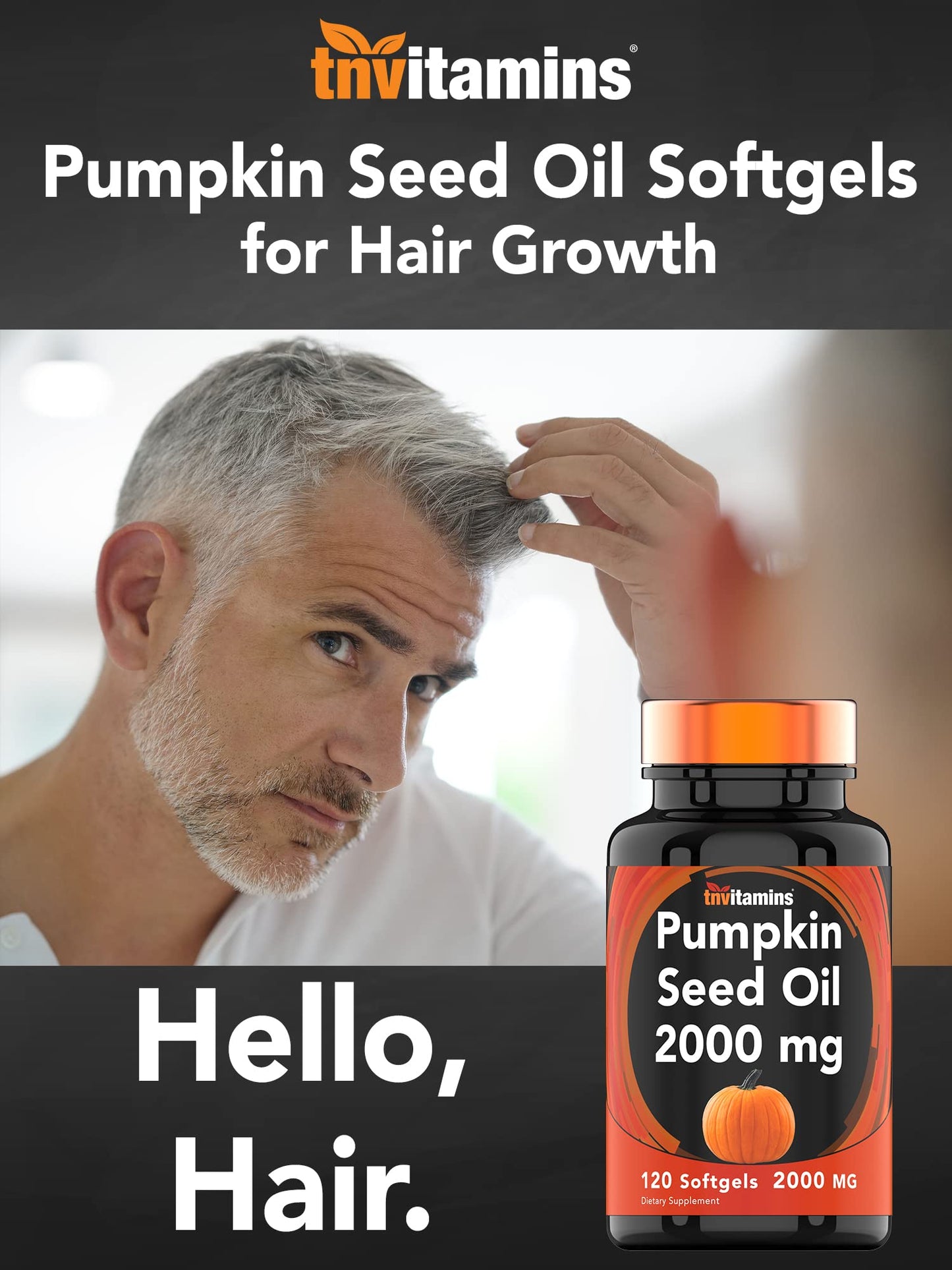 tnvitamins Pumpkin Seed Oil Softgel 120 Count