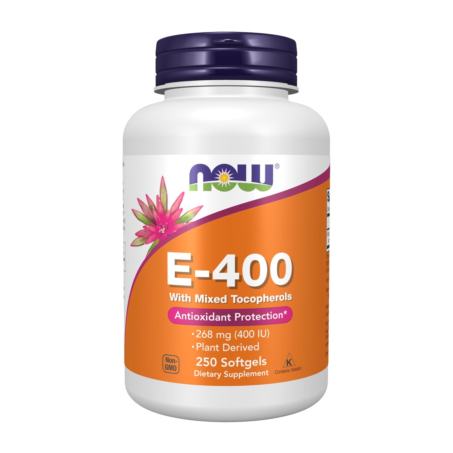 NOW Foods Vitamin E-400 IU Mixed Tocopherols Softgels 250