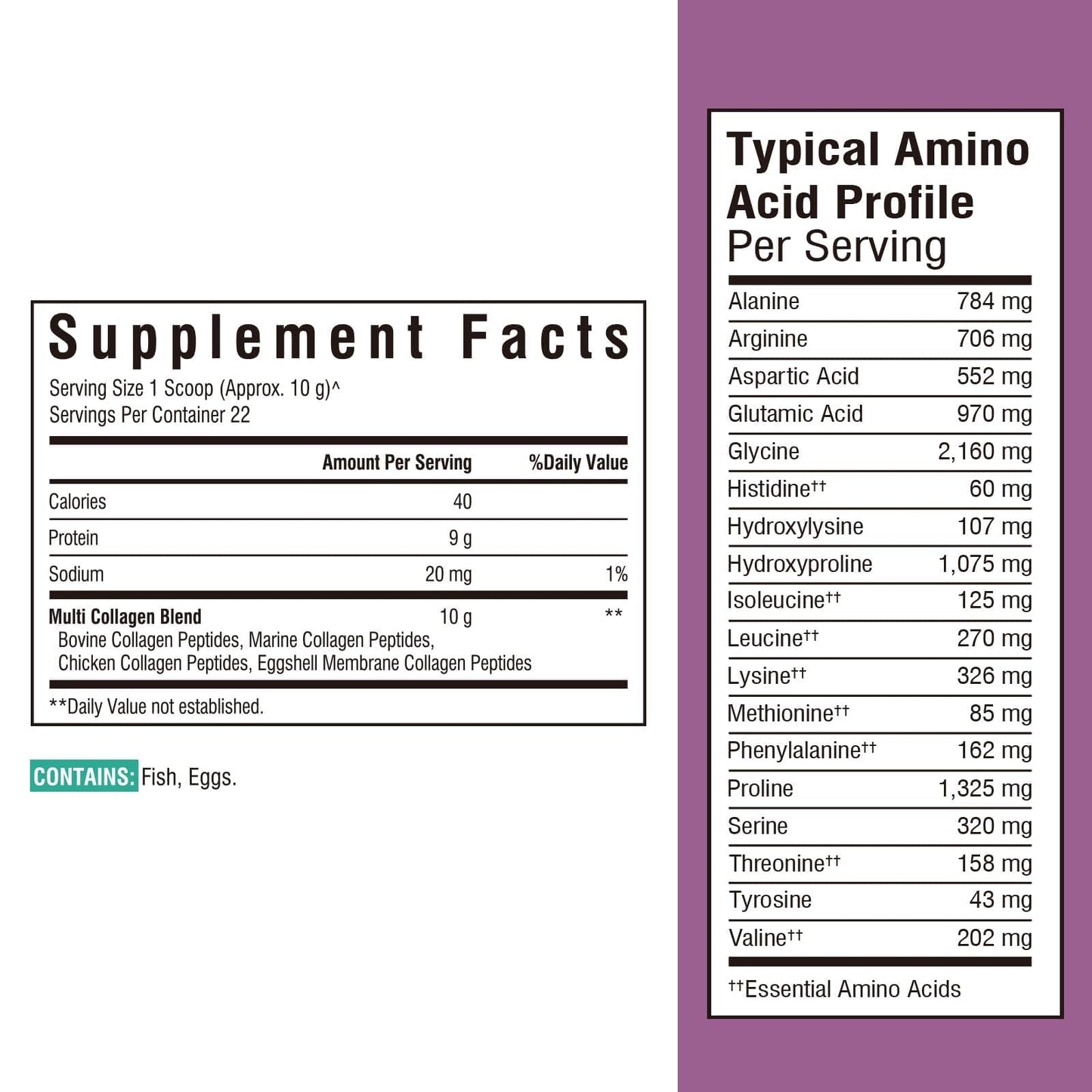 Vitalibre Multi Collagen Peptides Powder 8 oz
