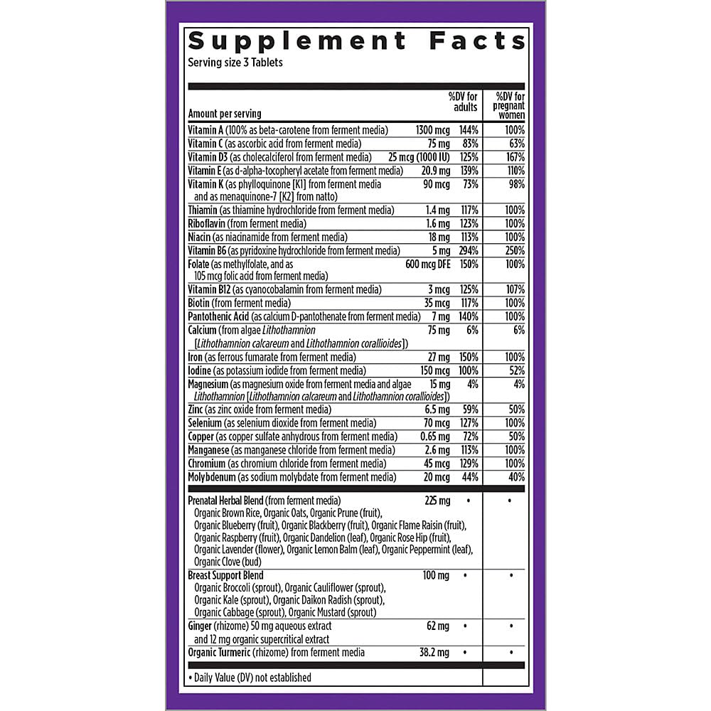 New Chapter Perfect Prenatal Vitamins Tablets 96 Count