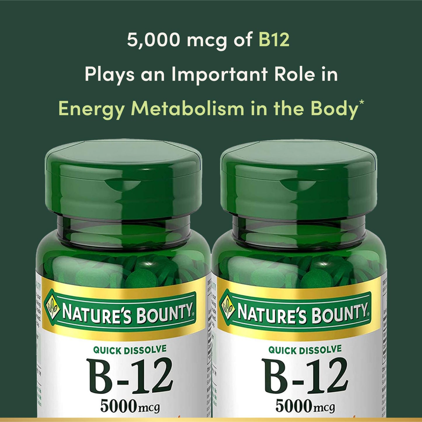 Nature's Bounty Vitamin B12 Tablet 80