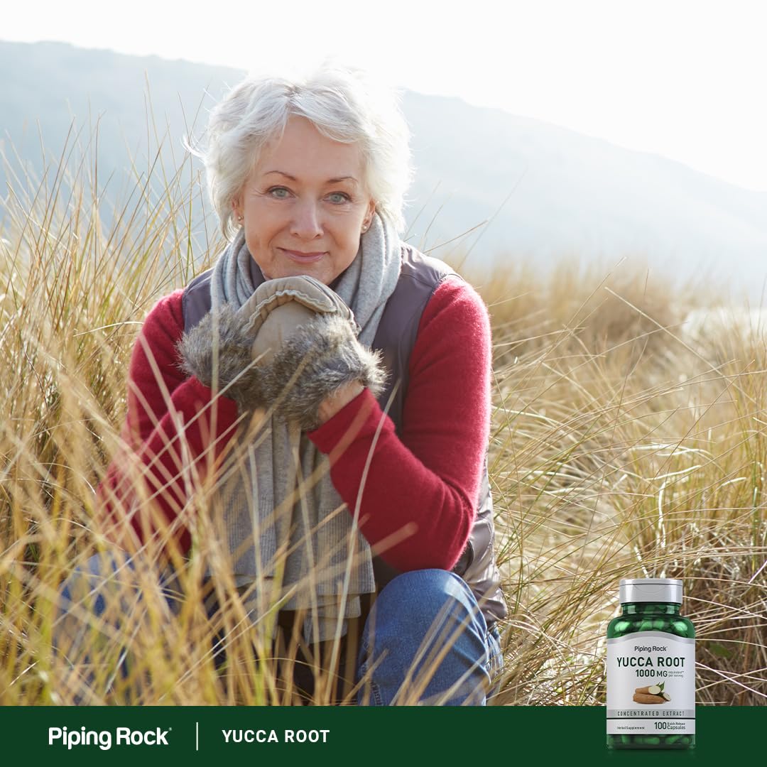 Piping Rock Yucca Root Supplement Capsule 100 Count