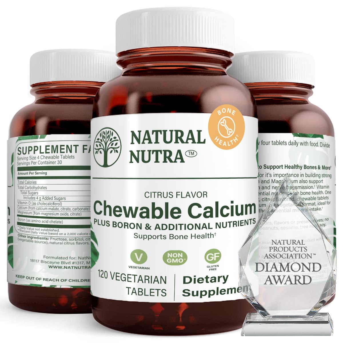 Natural Nutra Calcium Supplement Tablet 120 Tablets