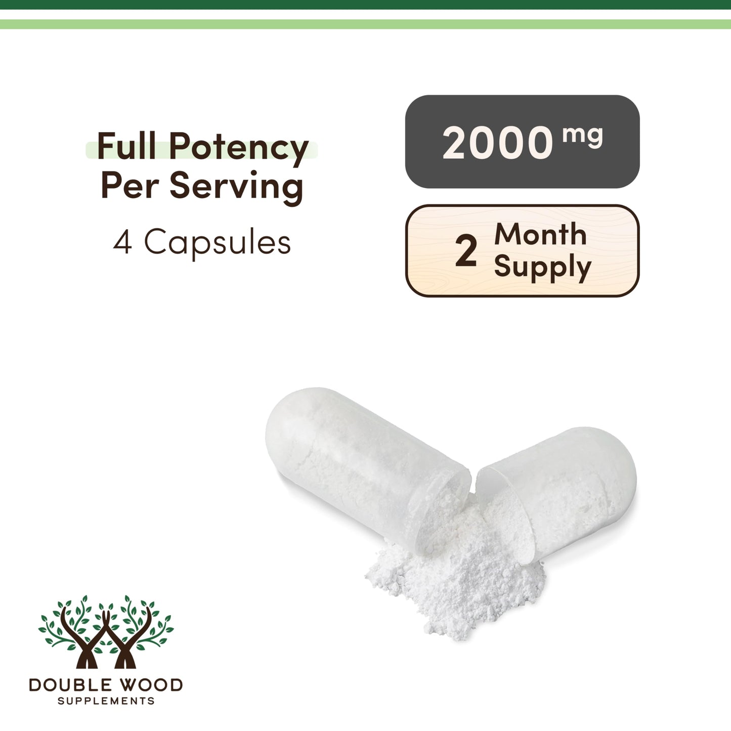 Double Wood Supplements Magnesium L Threonate Magtein 240 Capsules