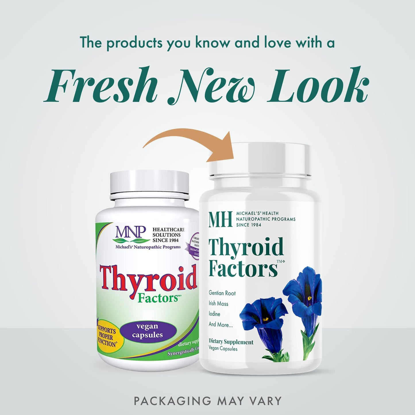 Michael's Health Naturopathic Programs Thyroid Factors Vegan Capsules 60 Count