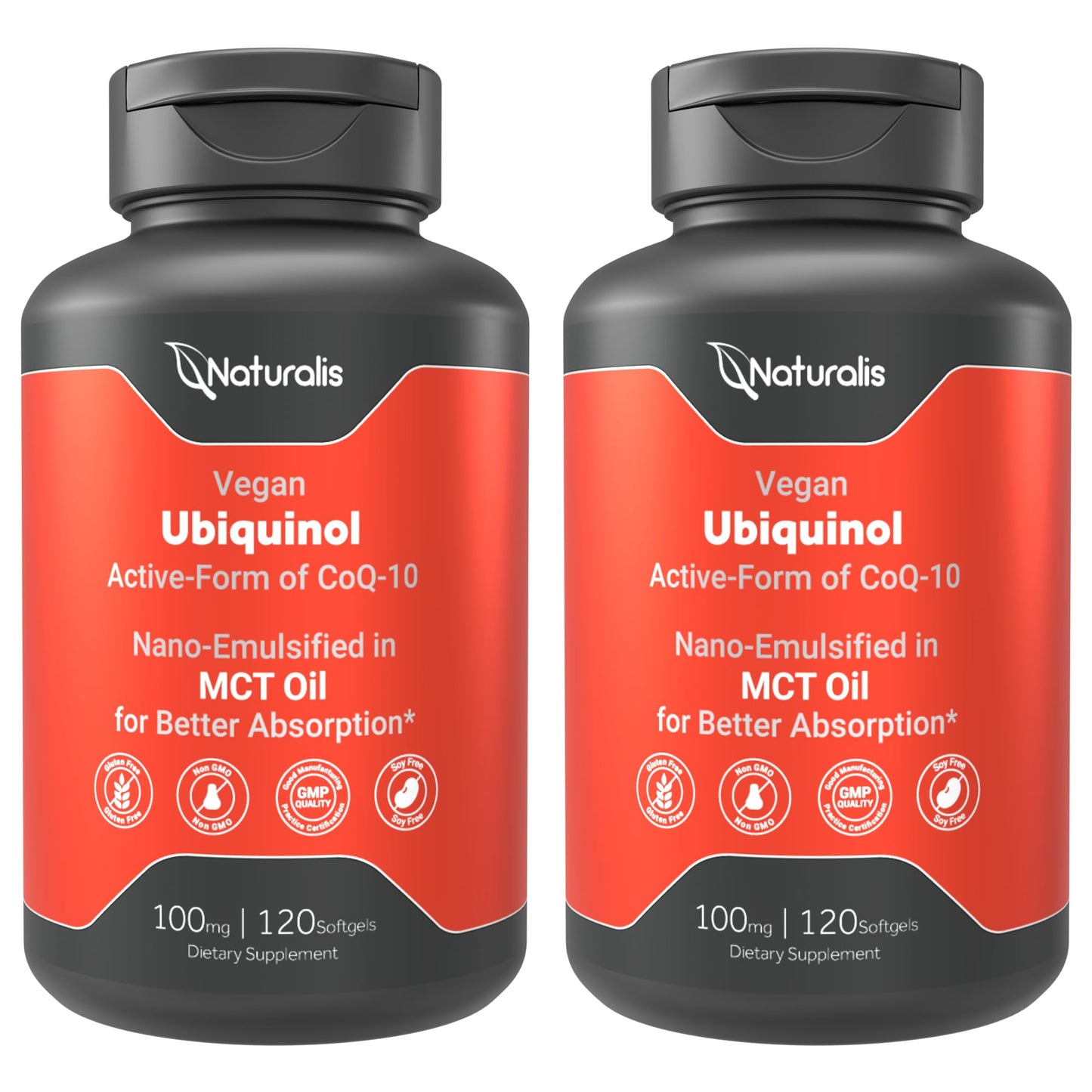 Naturalis Ubiquinol 100mg Softgels, 240