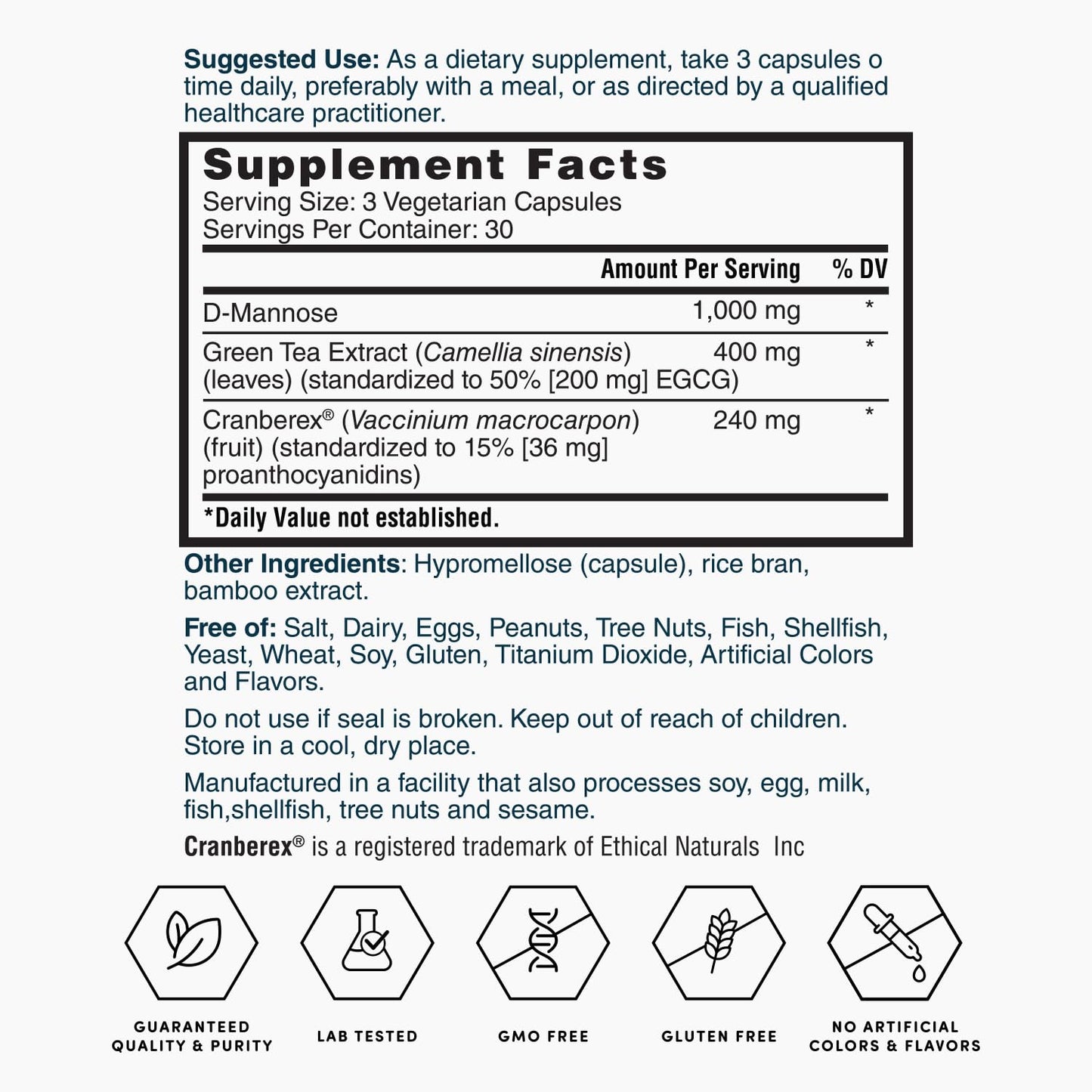 Nature's Lab Gold UrinaGuard Capsule 90 Count