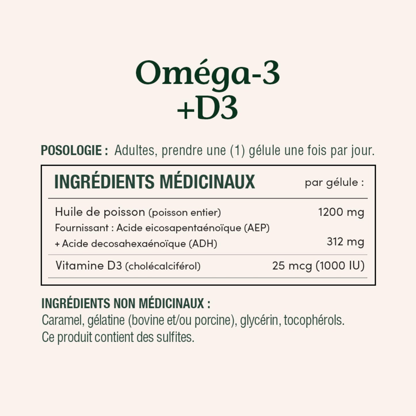 Nature's Bounty Omega-3 + D3 Fish Oil 1200mg / Vitamin D3 1000IU Caplets 90