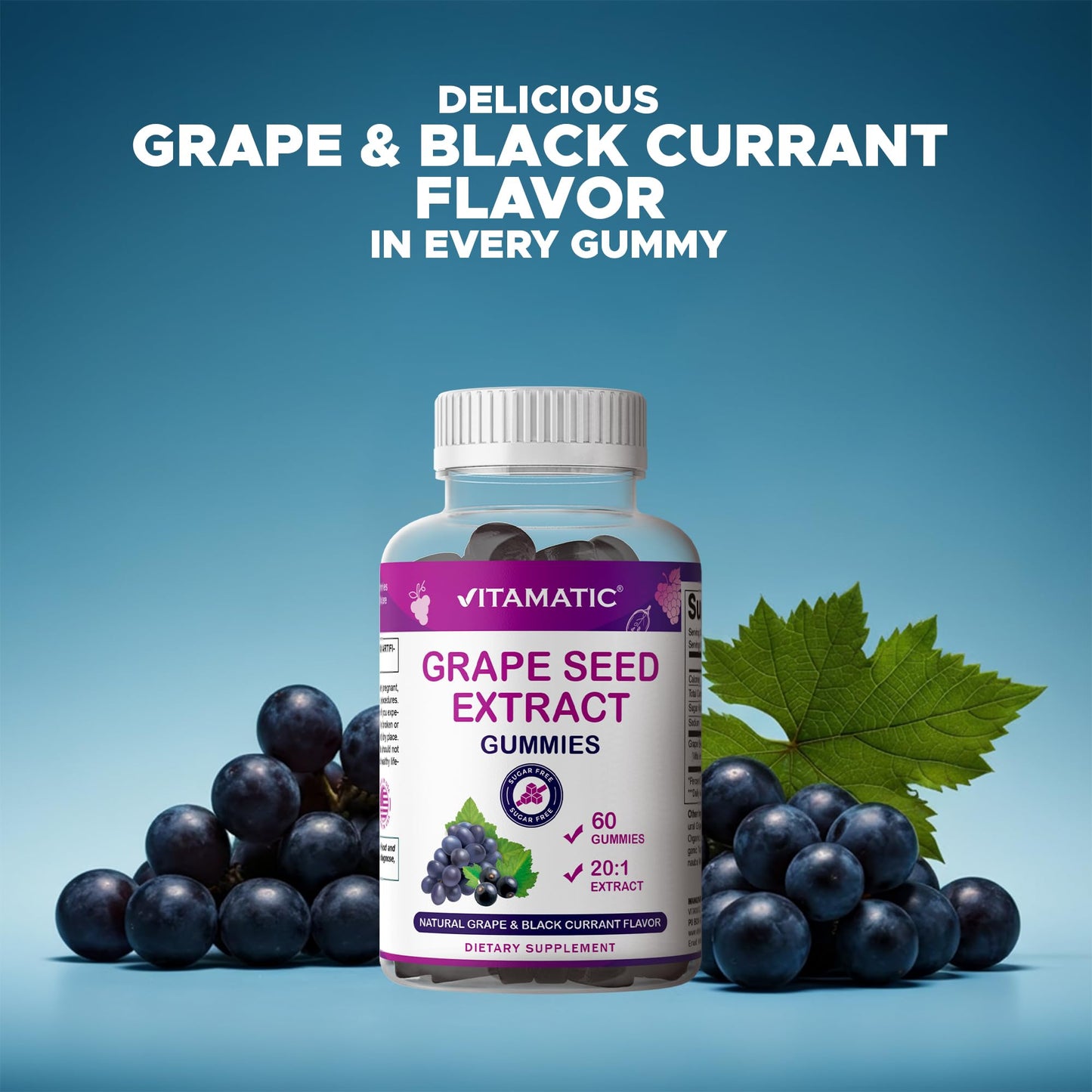 Vitamatic Grape Seed Extract Gummies 120 Gummies