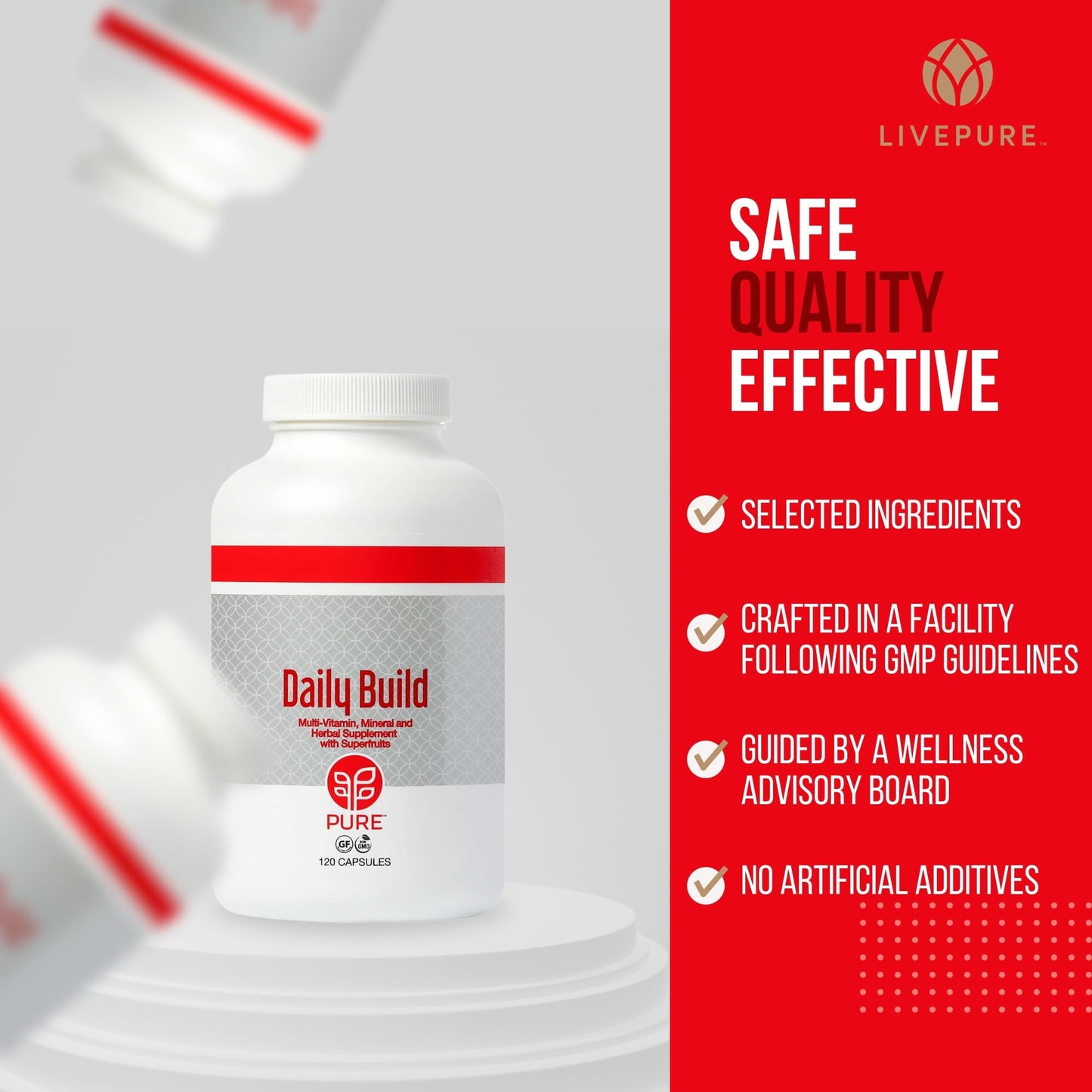 PURE Daily Build 120 Capsules