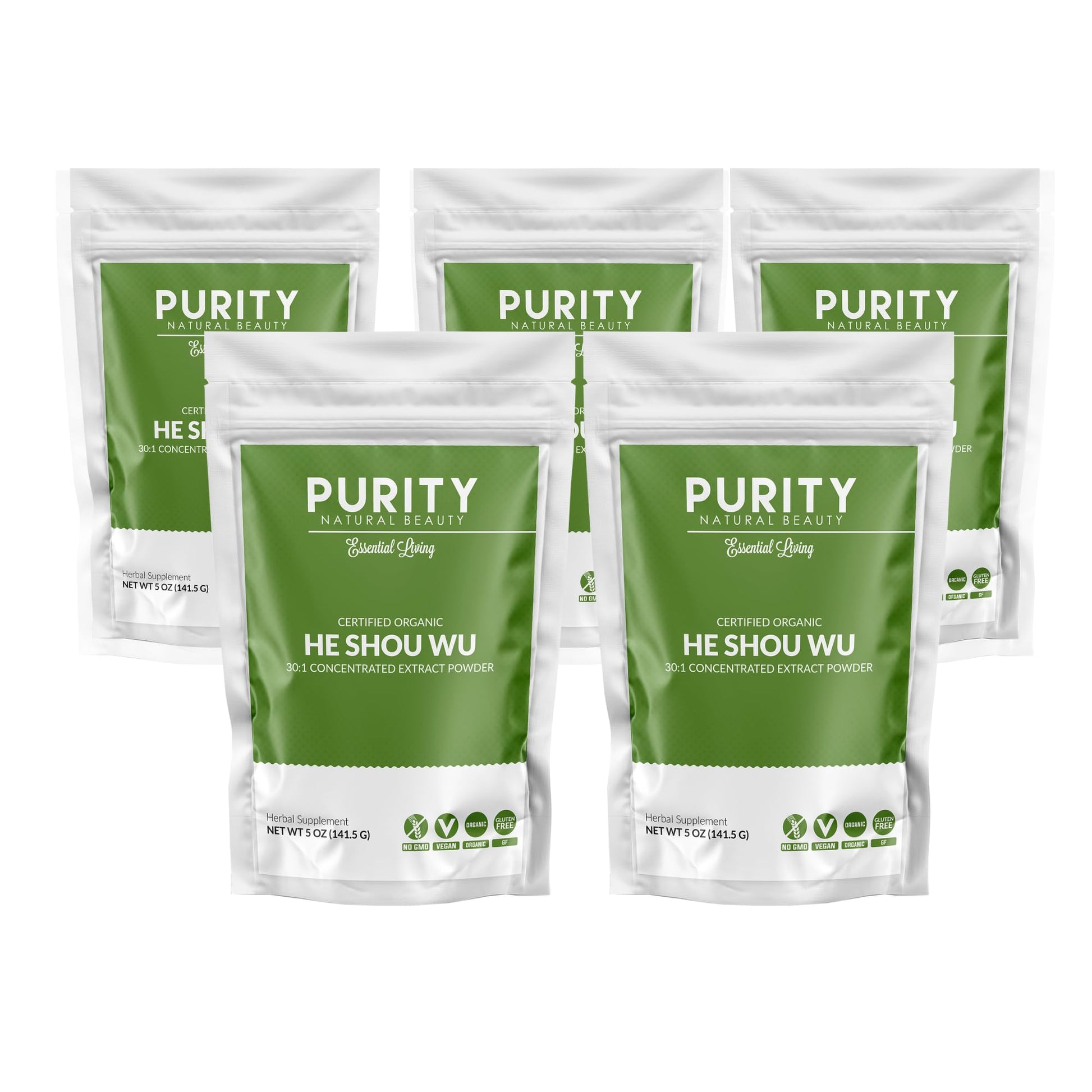 Purity Natural Beauty Certified Organic He Shou Wu Powder 25