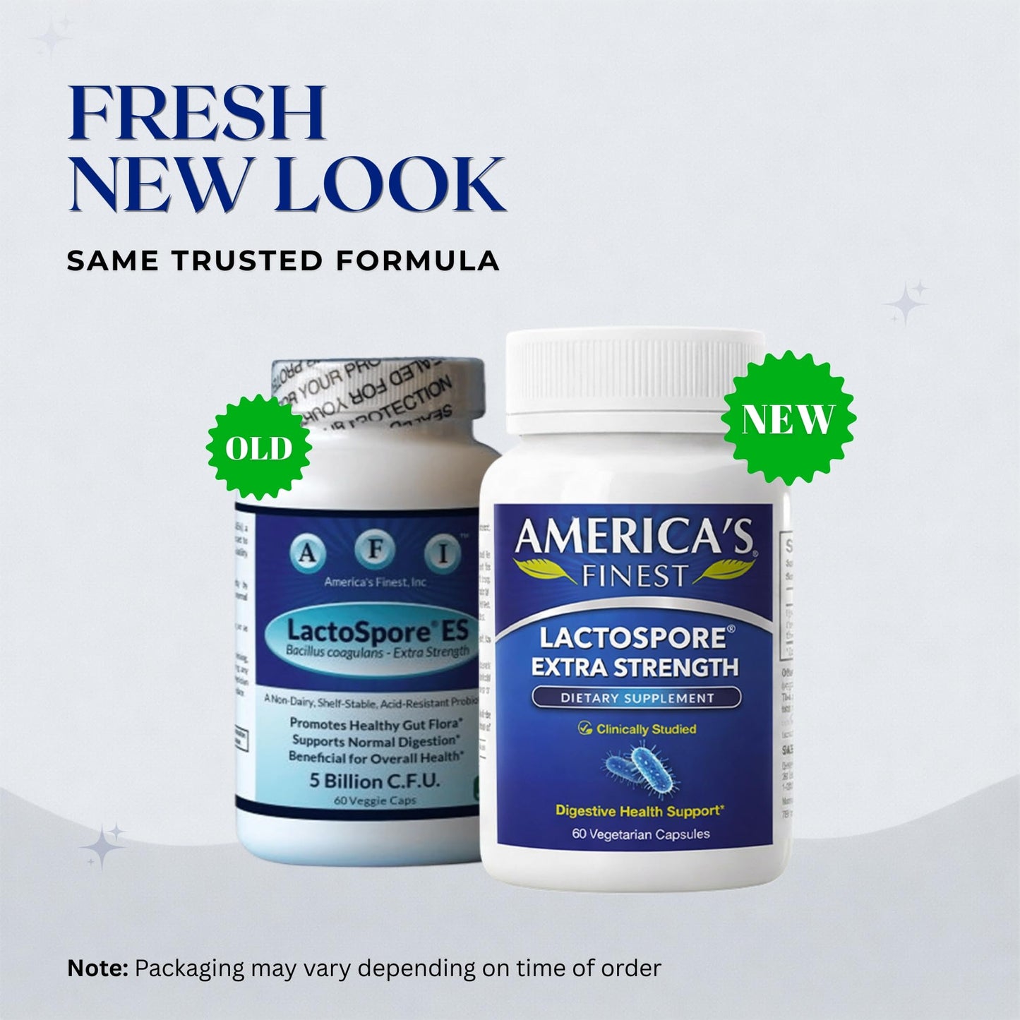 AFI America's Finest Inc LactoSpore ES Spore Probiotic 60 Capsules