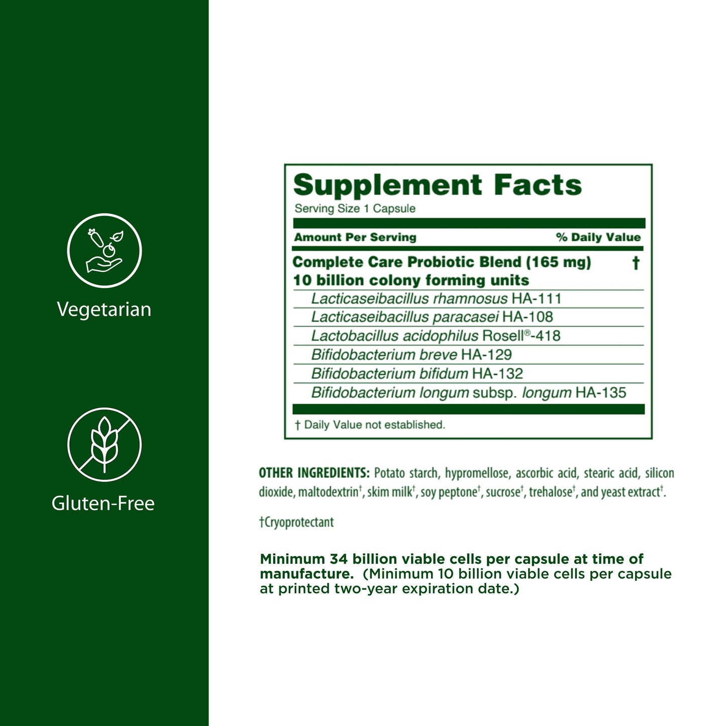 Flora Complete Care Probiotic Capsule 30 Capsules