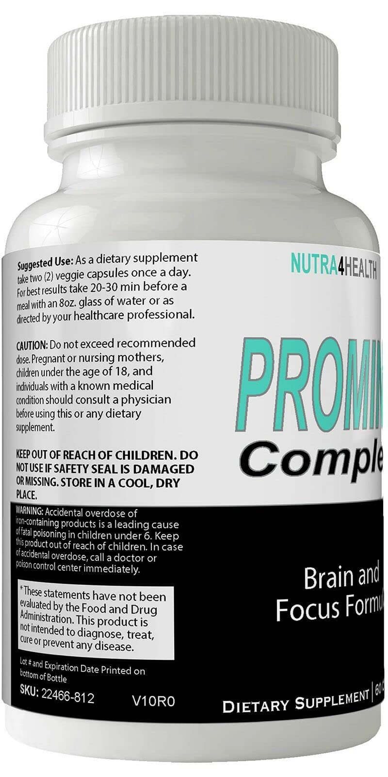 Nutra4health Pro Mind Complex Mind Tech Nootropic Capsule, 60 Capsules