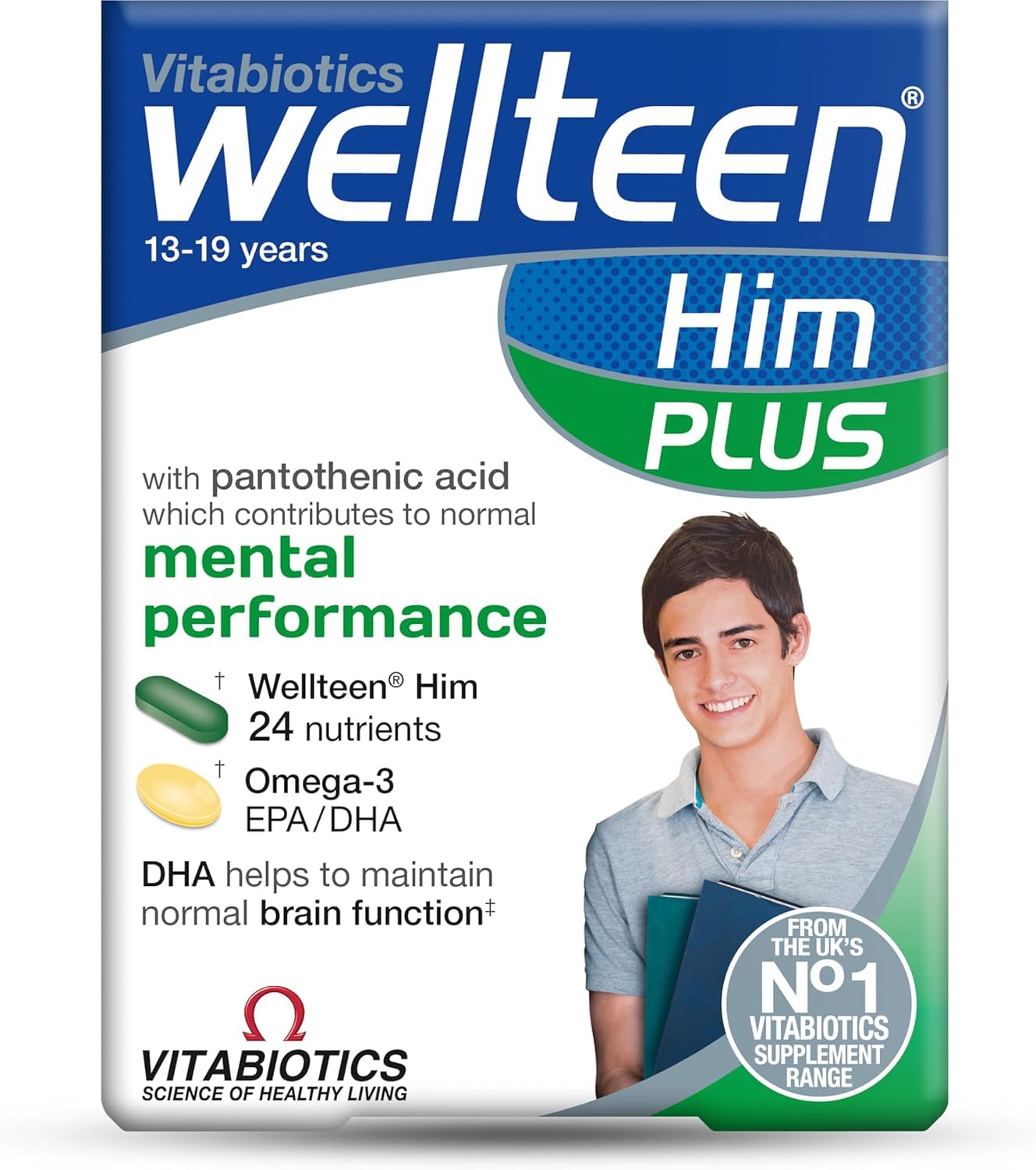 Generic Well Teen Him Plus Omega-3 Capsule 1 Count