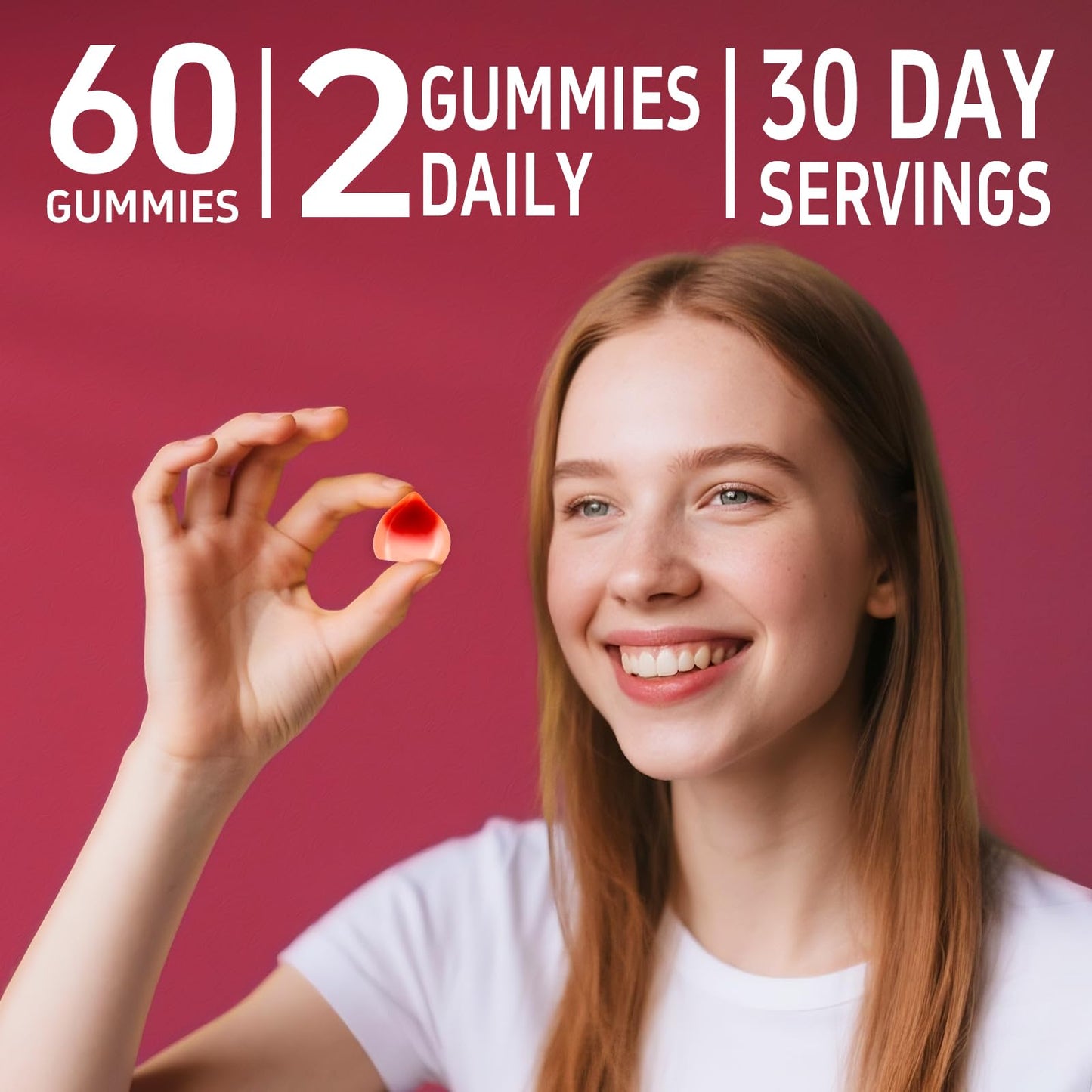 Faroromy Feminine Balance Gummies for Women, Cranberry, 60 Gummies