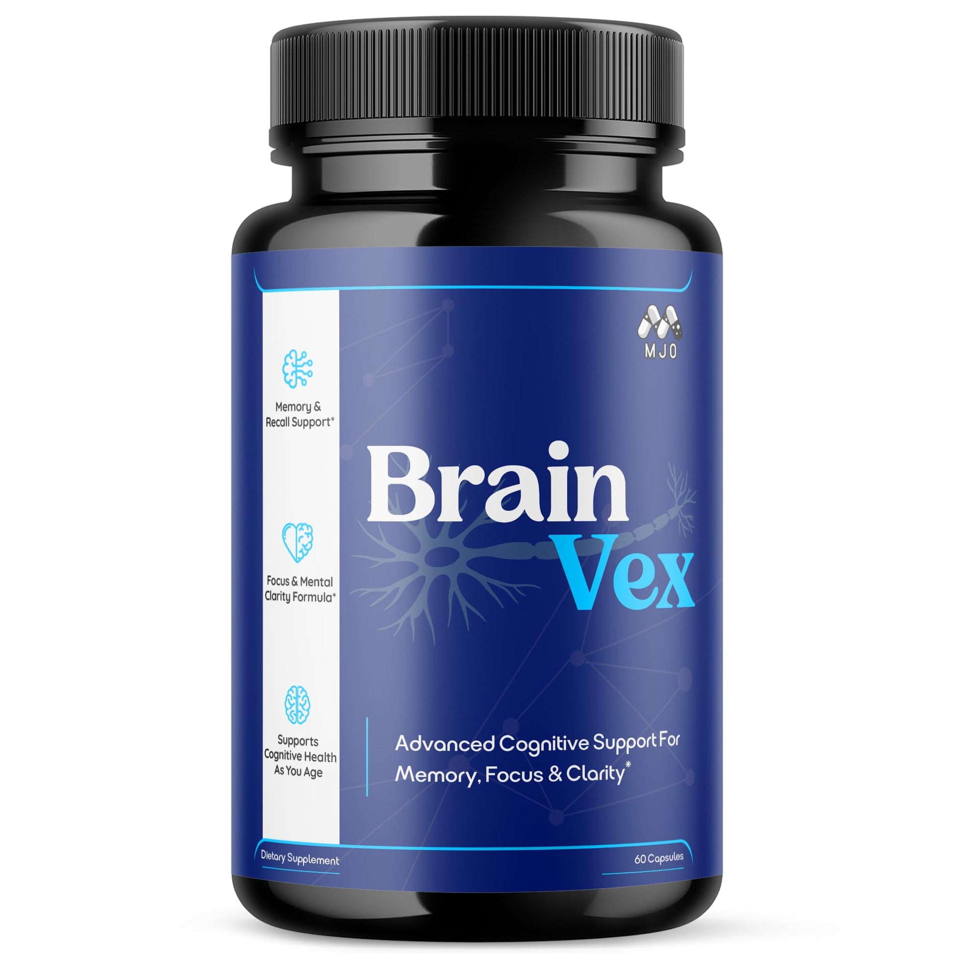 MJO Brain Vex Capsules 60 Count