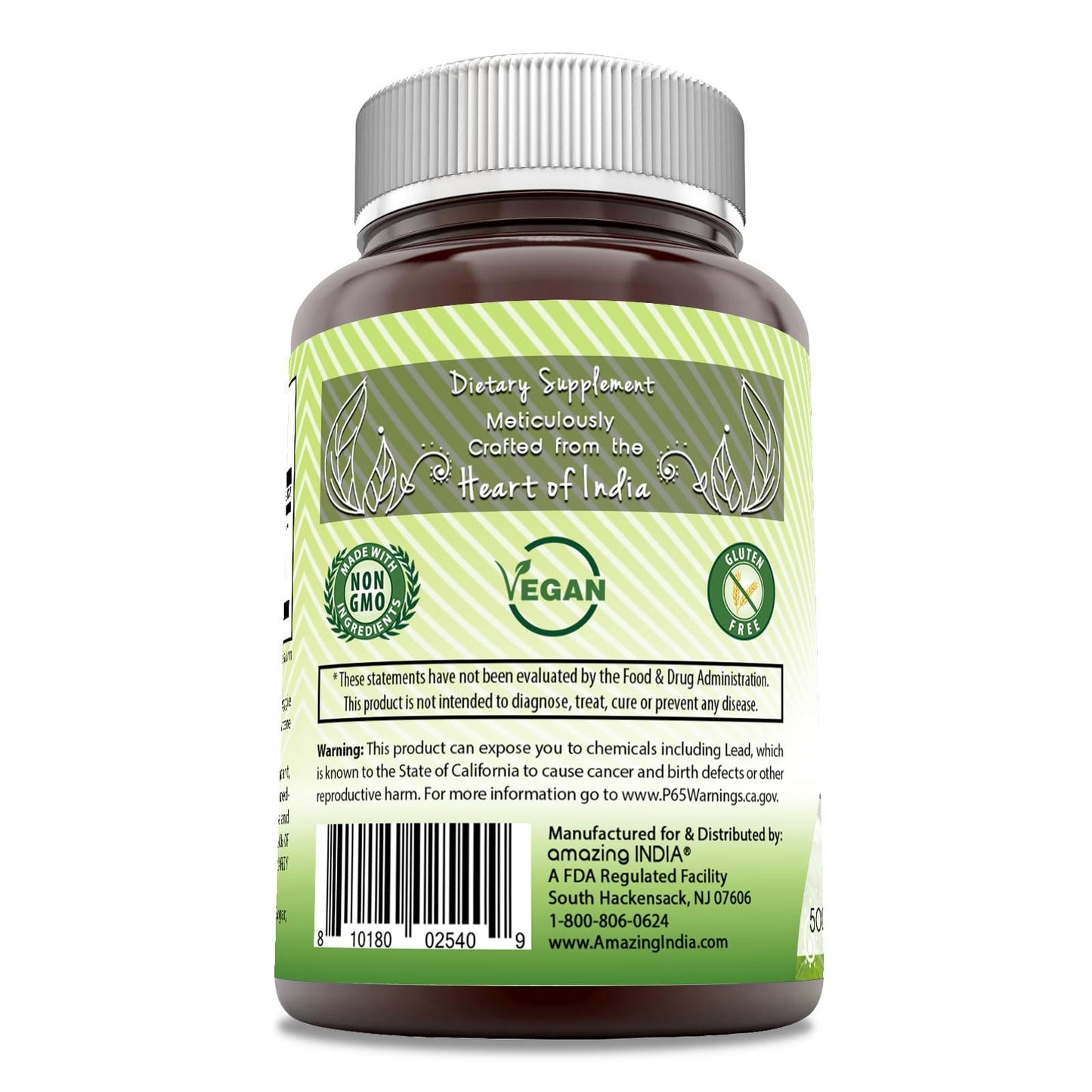 Amazing India Triphala Supplement Capsules, 120 Veggie Capsules