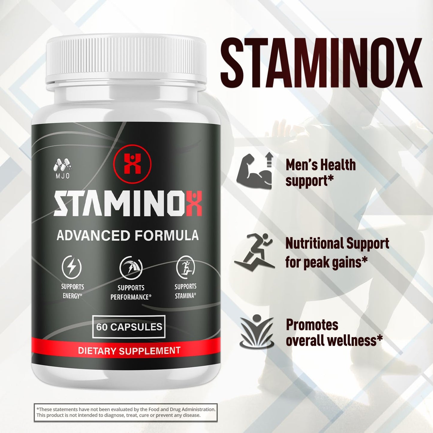 MJO Staminox Capsule 120 Capsules